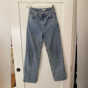 Motel rocks, blue jeans in size small